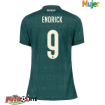 Camiseta Real Madrid Endrick #9 Visitante Equipación para mujer 2026-27 manga corta